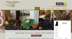 Desktop Screenshot of eaglecreekquiltshop.com